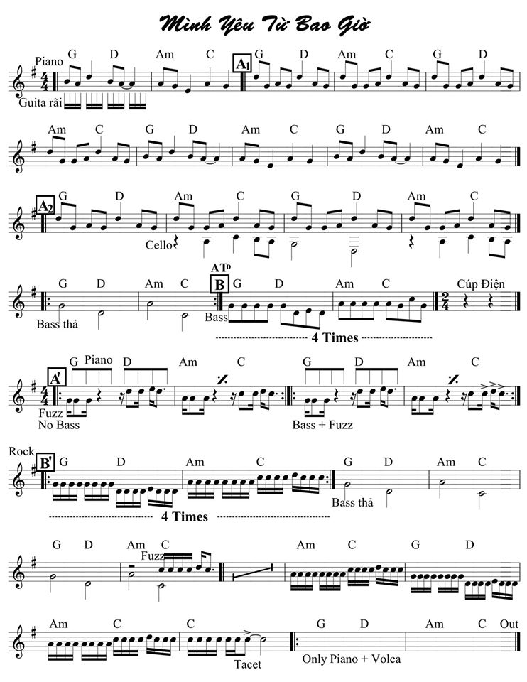 Mình Yêu Từ Bao Giờ