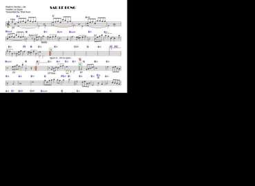  Sầu Lẻ Bóng sheet nhạc đệm