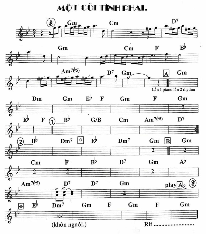 Một Cõi Tình Phai