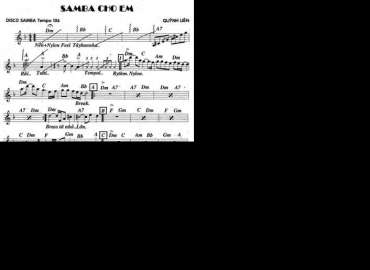 Samba Cho Em sheet nhạc đệm