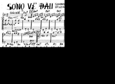 Sóng Về Đâu sheet nhạc đệm