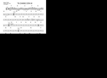 Ta Chẳng Còn Ai sheet nhạc đệm