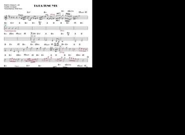 Ta Đã Từng Yêu sheet nhạc đệm