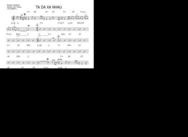 Ta Đã Xa Nhau sheet nhạc đệm