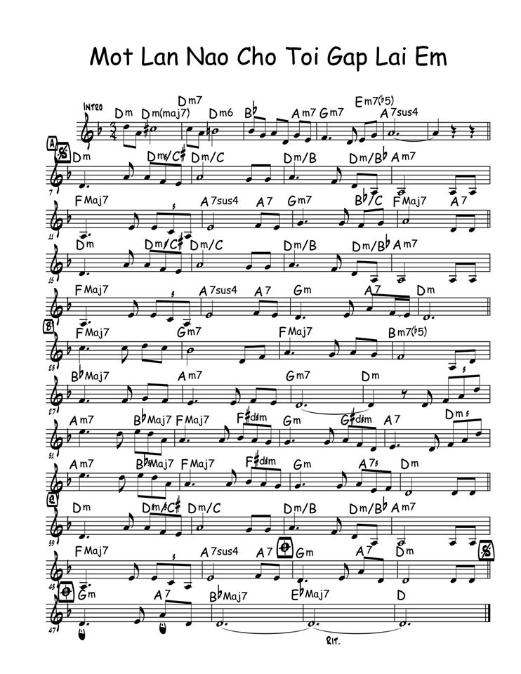 Một Lần Nào Cho Tôi Gặp Lại Em