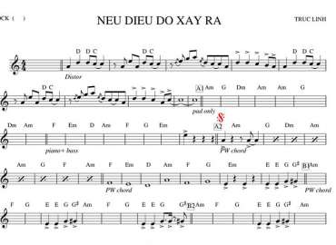 Nếu Điều Đó Xảy Ra sheet nhạc đệm