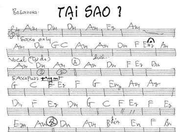 Tại Sao sheet nhạc đệm