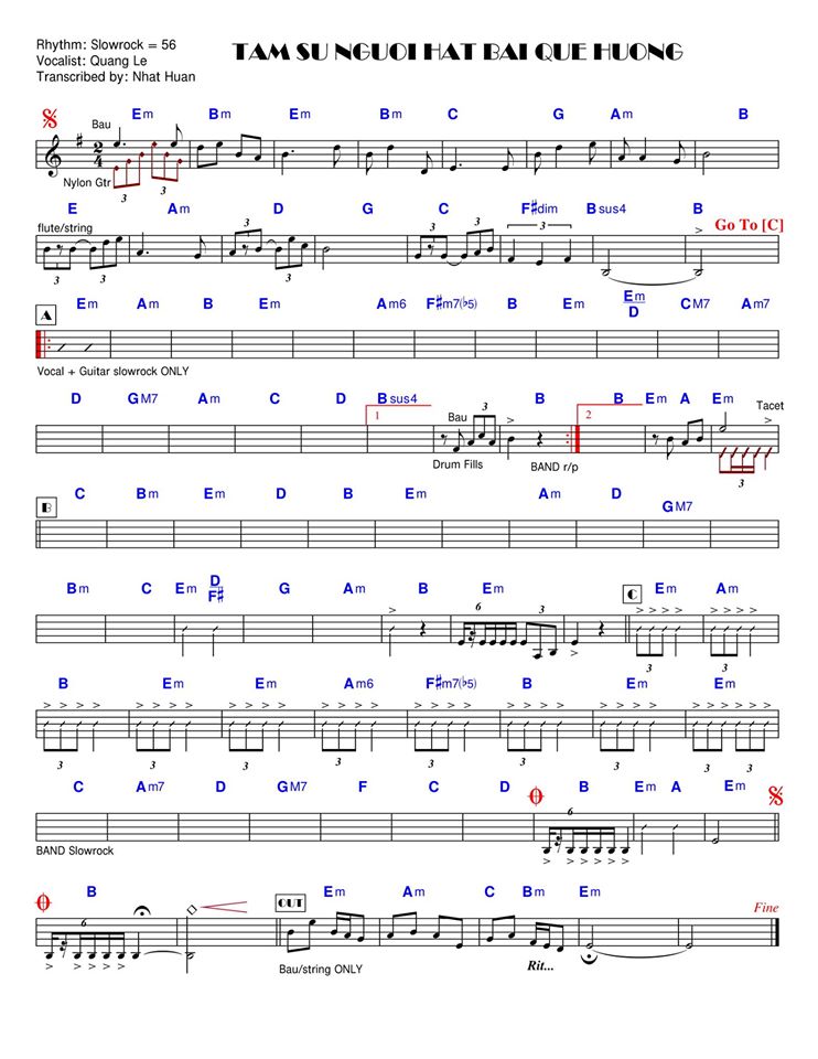 Tâm Sự Người Hát Bài Quê Hương