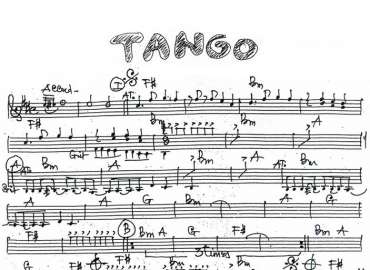 Tango sheet nhạc đệm