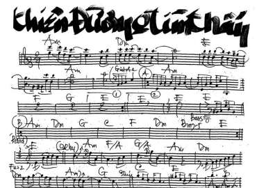 Thiên Đường Không Tìm Thấy sheet nhạc đệm