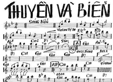 Thuyền Và Biển sheet nhạc đệm