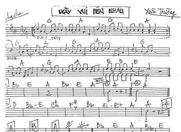 Ngày Vui Bên Nhau sheet nhạc đệm