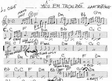 Yêu Em Trọn Đời sheet nhạc đệm