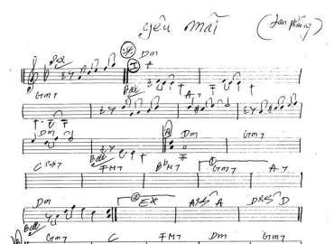 Yêu Mãi sheet nhạc đệm