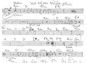 Xa Nhau Mùa Thu sheet nhạc đệm