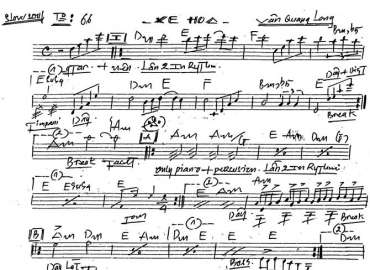 Xe Hoa sheet nhạc đệm