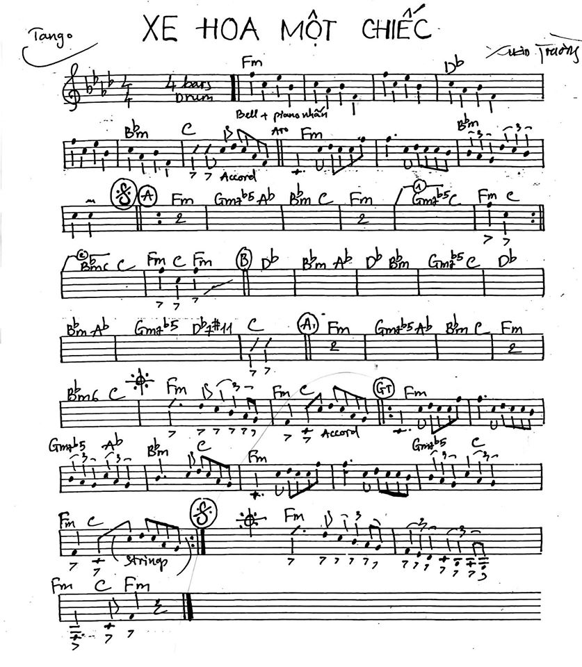 Xe Hoa Một Chiếc