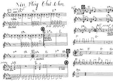 Xin Hãy Thứ Tha sheet nhạc đệm