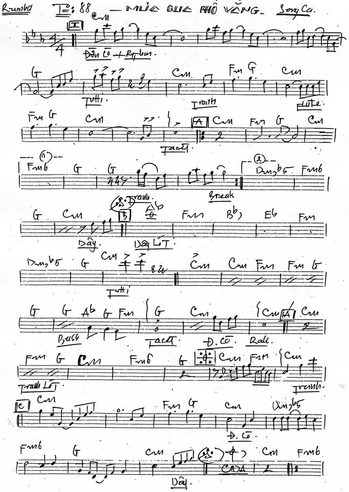 Mưa Qua Phố Vắng