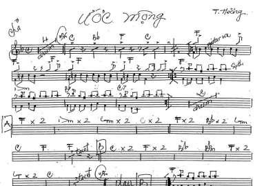 Ước Mộng sheet nhạc đệm