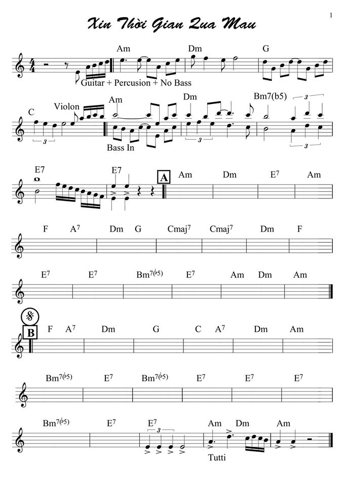 Xin Thời Gian Qua Mau