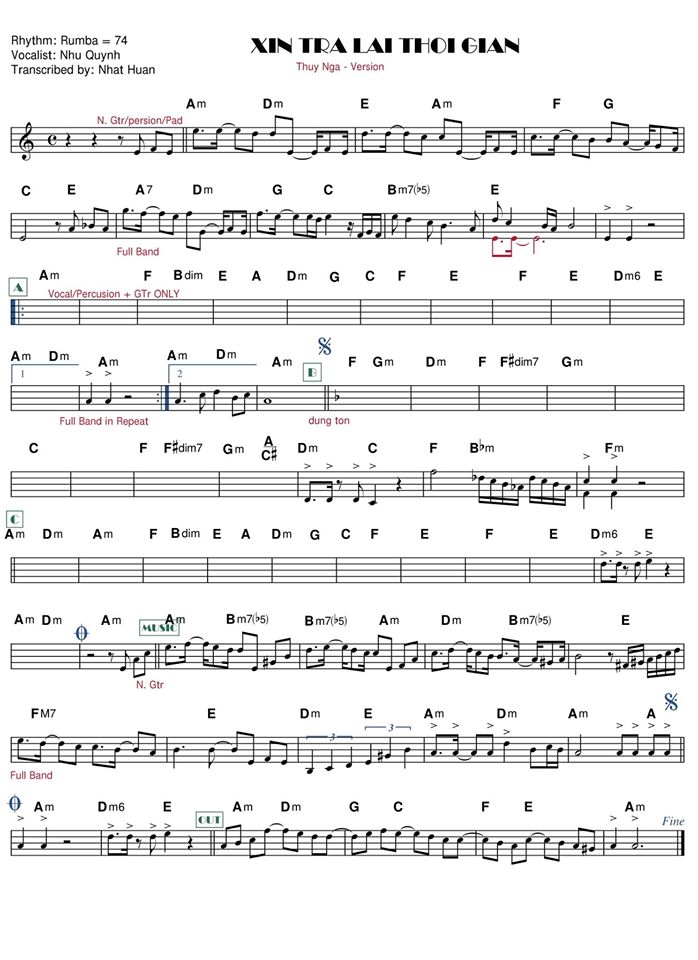 Xin Trả Lại Thời Gian