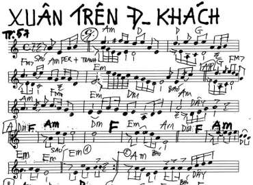 Xuân Trên Đất Khách sheet nhạc đệm