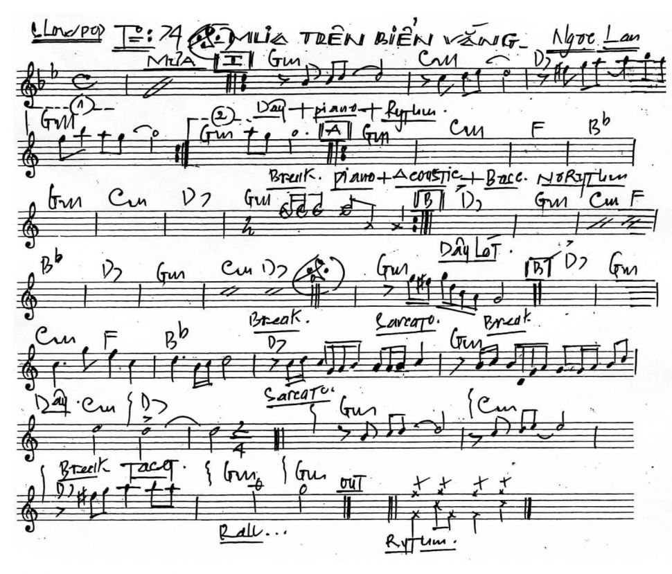 Mưa Trên Biển Vắng