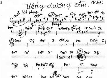 Tiếng Dương Cầm sheet nhạc đệm