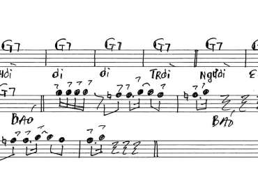 Tình Ca Thảo Nguyên 2 sheet nhạc đệm