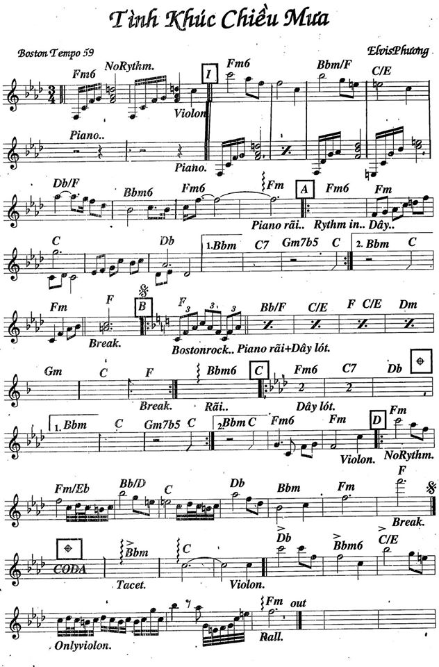 Tình Khúc Chiều Mưa