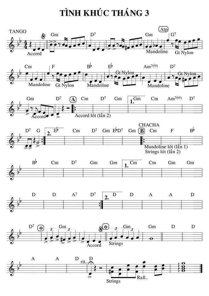 Tình Khúc Tháng 3