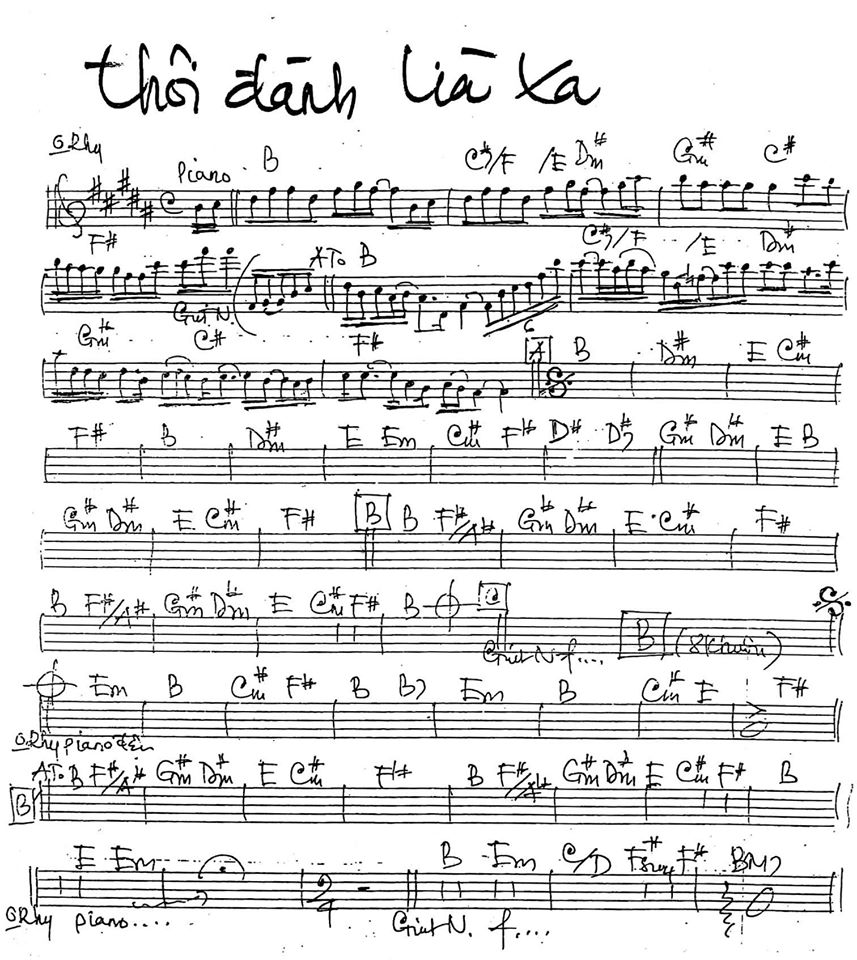 Thôi Đành Lìa Xa