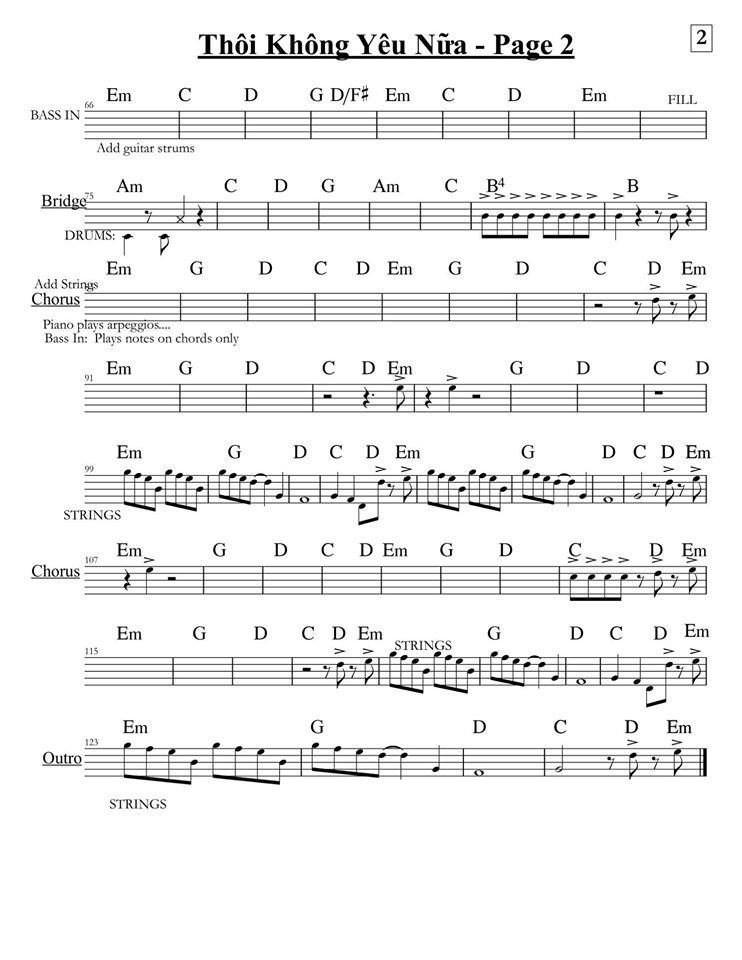 Thời Không Yêu Nữa ( Trang 2 )