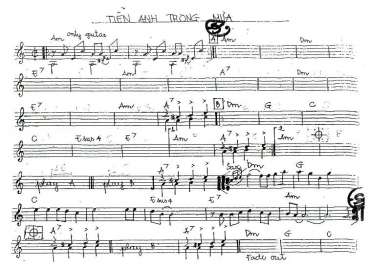 Tiễn Anh Trong Mưa sheet nhạc đệm
