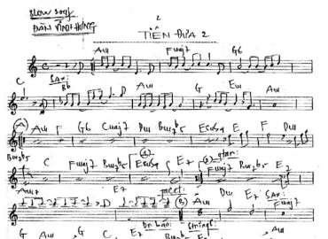 Tiễn Đưa 2 sheet nhạc đệm