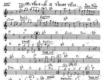 Tìm Về Một Tình Yêu Sheet Nhạc đệm