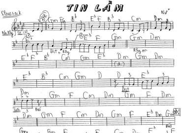 Tin Lầm Sheet Nhạc đệm