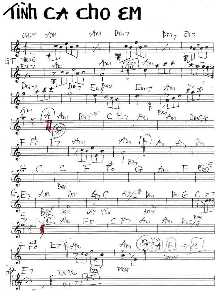 Tình Ca Cho Em