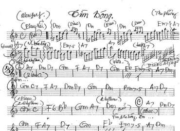 Tìm Bóng Sheet Nhạc đệm