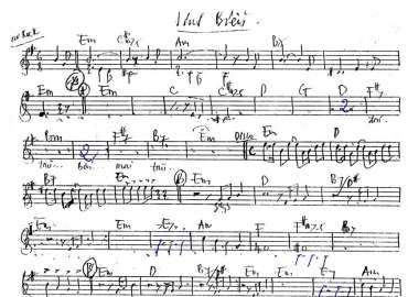 Tình Biển Sheet Nhạc đệm