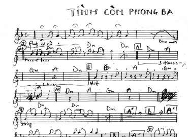 Tình Còn Phong Ba Sheet Nhạc đệm