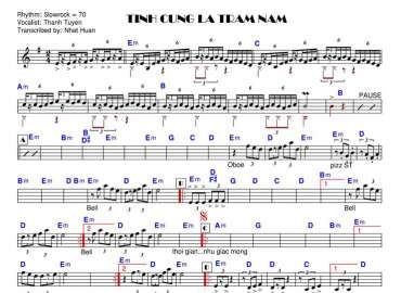 Tình Cũng Là Trăm Năm Sheet Nhạc đệm