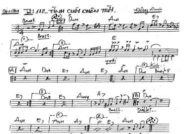 Tình Cuối Chân Trời Sheet Nhạc đệm
