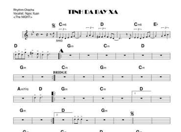 Tình Đã Bay Xa Sheet Nhạc đệm