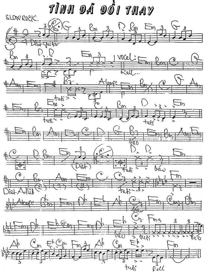 Tình Đã Đổi Thay 