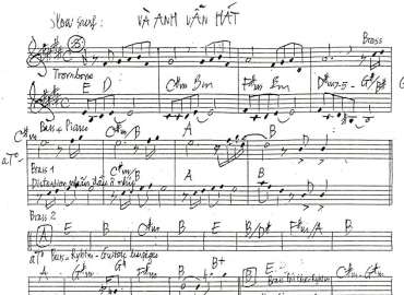 Và Anh Vẫn Hát sheet nhạc đệm