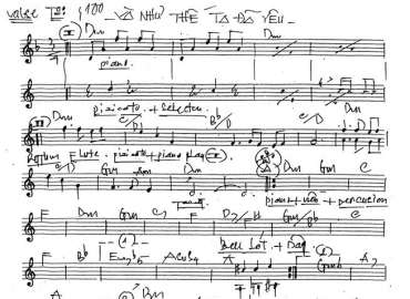 Và Như Thế Ta Đã Yêu sheet nhạc đệm