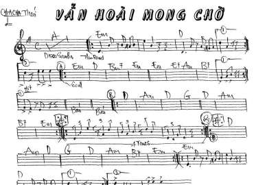 Vẫn Hoài Mong Chờ sheet nhạc đệm