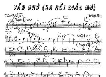 Vẫn Nhớ ( Xa Rồi Giấc Mơ ) sheet nhạc đệm